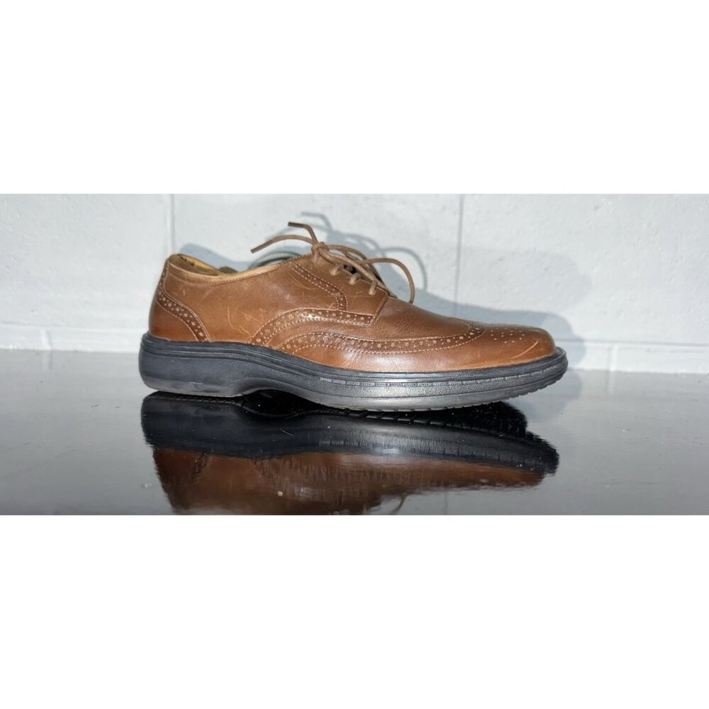 Dr. Comfort Wing Mens Leather Diabetic Casual Dress Shoes Oxfords Size 10 Brown